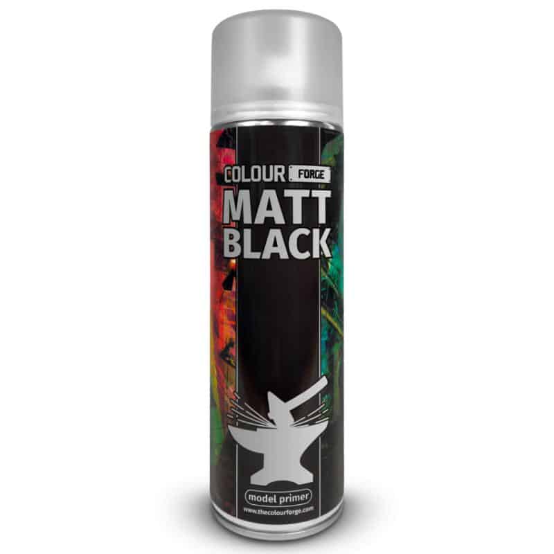 Colour Forge Spray Matt Black (500ml) Colour Forge Spray: Matt Black (500ml) - Image 1