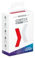 Cortex Sleeves Matte Standard Size (100) - Red