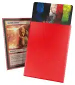 Cortex Sleeves Matte Standard Size (100) - Red - Image 2