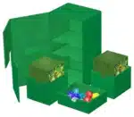 Twin Flip'n'Tray 200+ Xenoskin - Green - Image 2