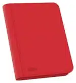 Zipfolio 160 8-Pocket Xenoskin - Red